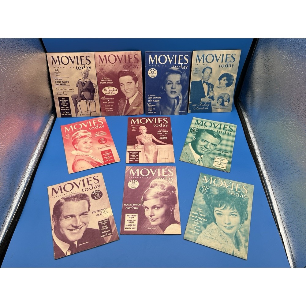 Vintage Movies Today Magazine 1960s Elvis Presley And More Collectibles Or Props